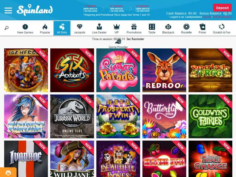 in Spinland Casino Spinland Casino