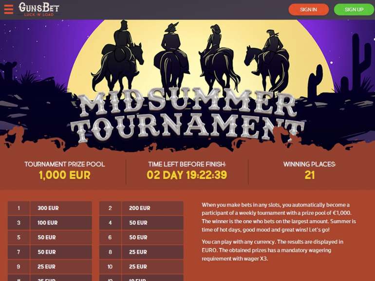 in Gunsbet Casino Gunsbet Casino