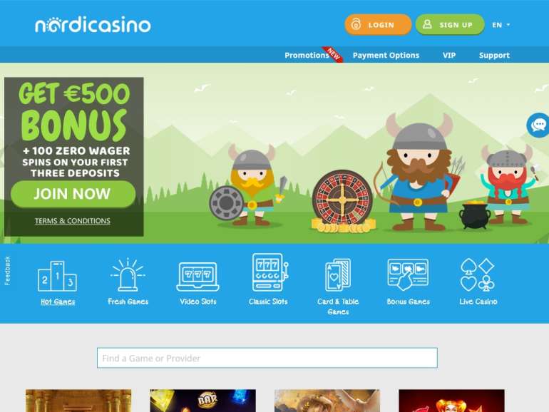 in Nordicasino Nordicasino