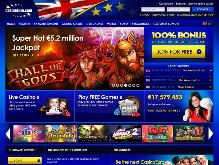 in Casino Euro Casino Euro