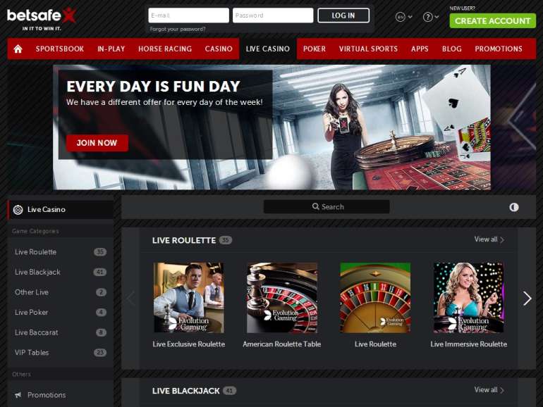 in Betsafe Casino Betsafe Casino