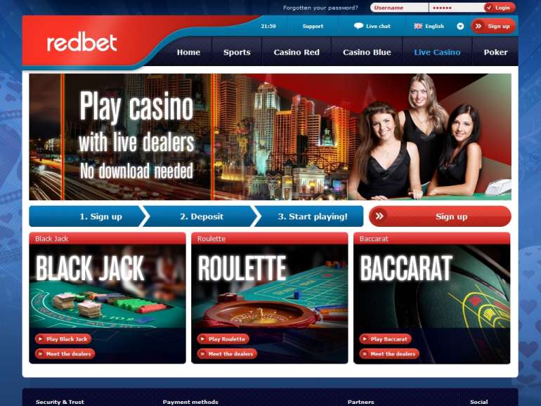 in Redbet casino Redbet casino