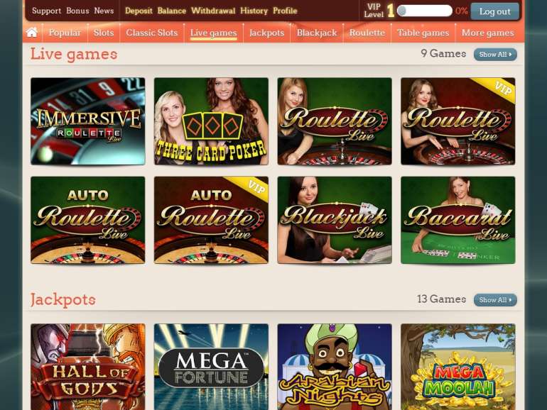 in Leo Vegas Casino Leo Vegas Casino