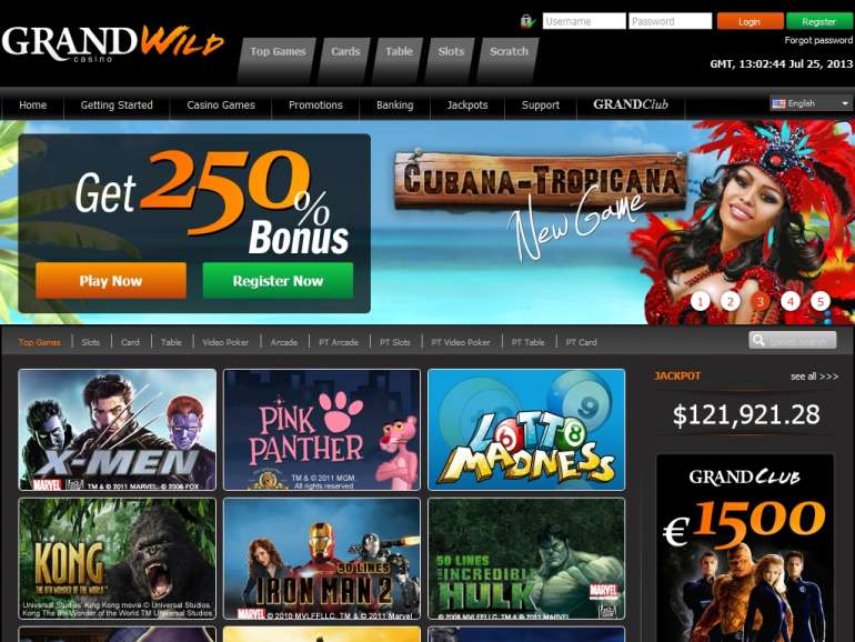 in Grand Wild Casino Grand Wild Casino