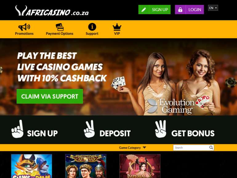 in Africasino Africasino