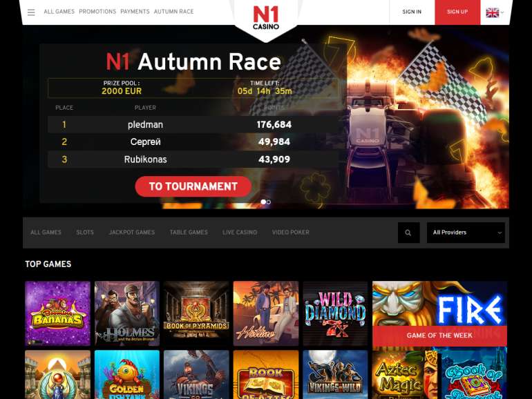 in N1 Casino in N1 casino