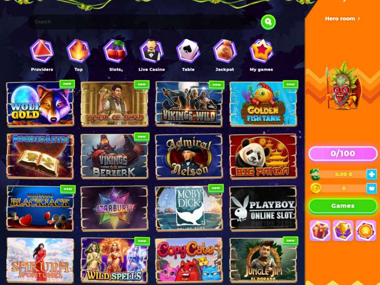 in Wazamba Casino in Wazamba casino
