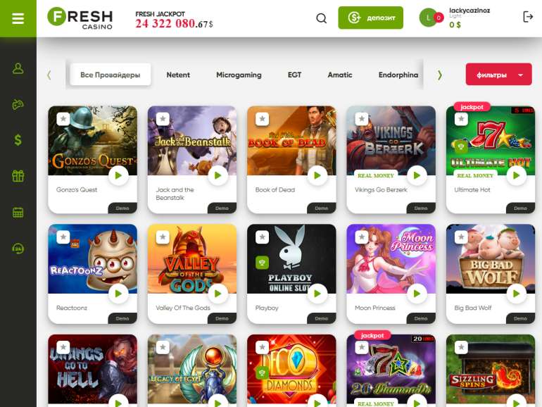 in Fresh Casino in Fresh casino