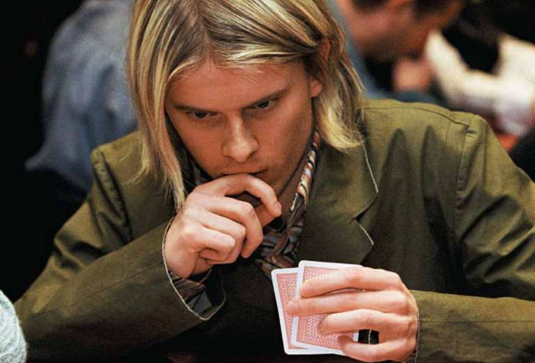 A lover of card games in Game of Chance A card player in Game of Chance