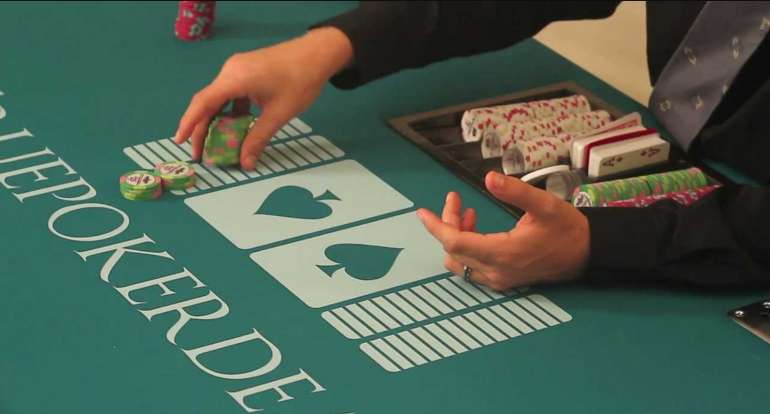 The dealer will perform a chip drop-cut in Drop Cut Drop-cut in Drop Cut