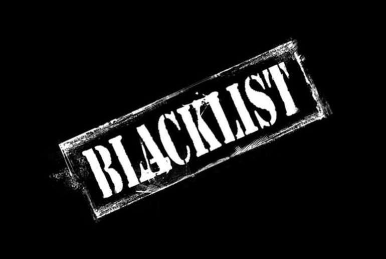 Blacklists of clients are maintained in the gambling business in Black List Casino blacklist in Black List
