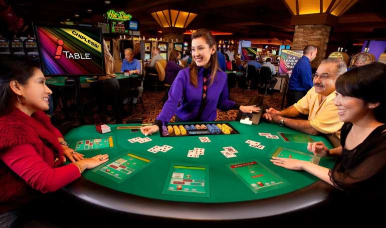 Players in the casino in Junket Tour Gamblers in Junket Tour
