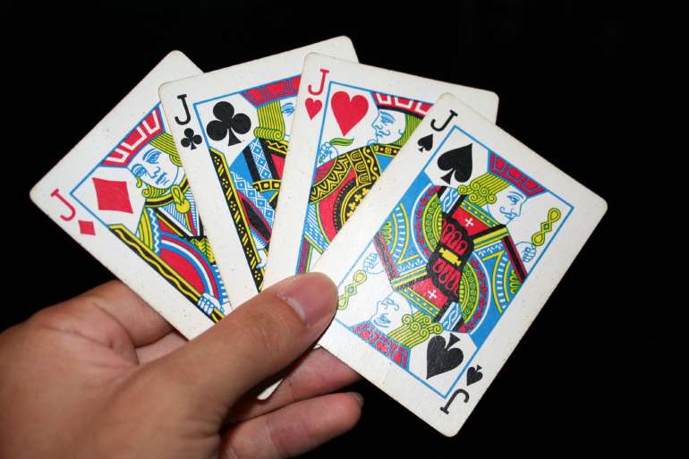 Four jacks from a deck of cards in Jack Jacks in Jack