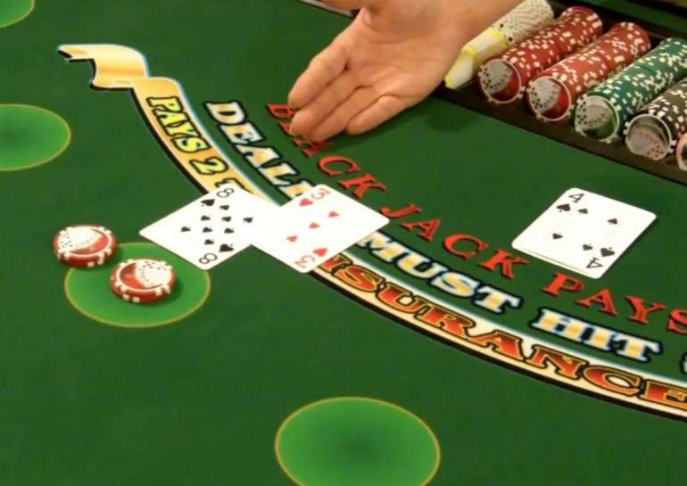 Double in blackjack in Double Double in Double