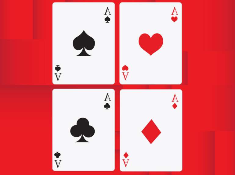 Aces in a deck of playing cards in Ace Card aces in Ace