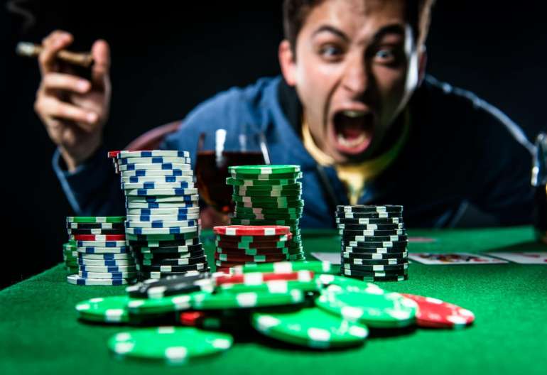 Player in a state of excitement in Passion Gambler in Passion