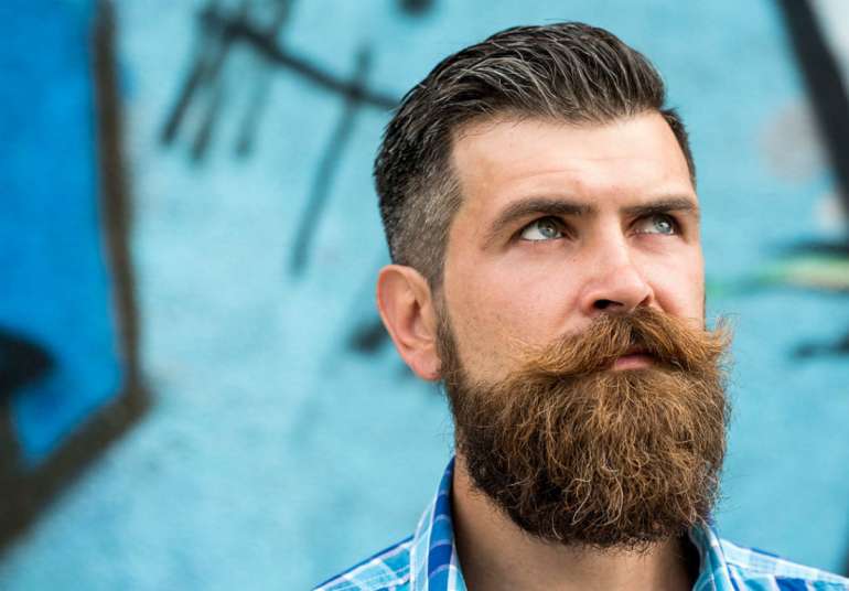 Bearded gambler in a casino in Beard Bearded gambler in a casino in Beard