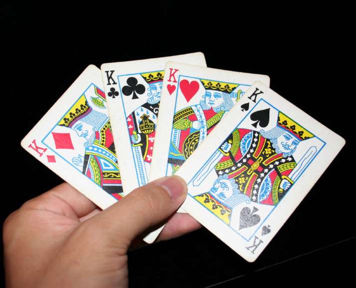 Kings from a deck of cards in King King in King