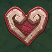 Hearts symbol in Rainforest Magic slot