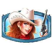Symbol Cowgirl symbol in Wild West Gold slot