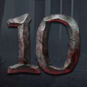 10 symbol in Wild Blood 2 slot