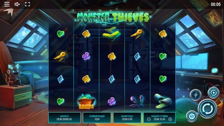 Slot's design in Monster Thieves Monster Thieves