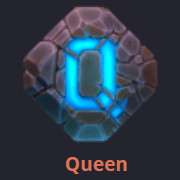 Queen symbol in Astro Legends: Lyra and Erion slot