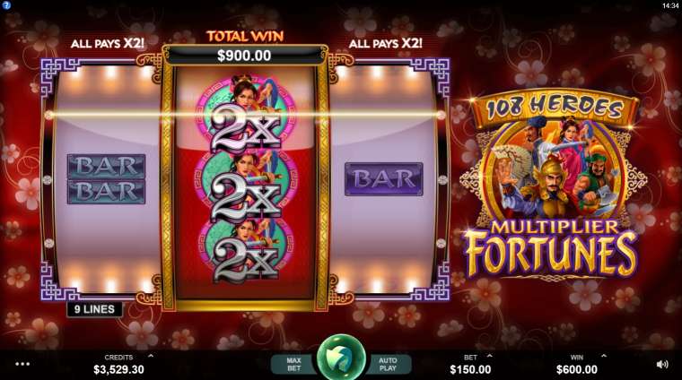 Play 108 Heroes Multiplier Fortune slot