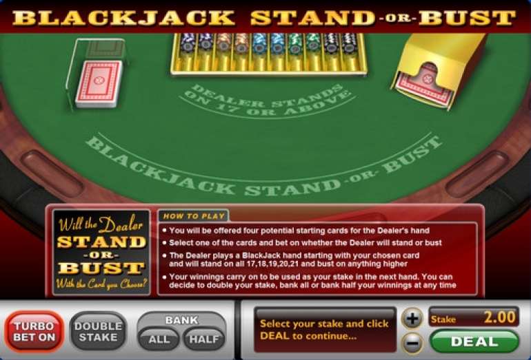 Blackjack Stand or Bust