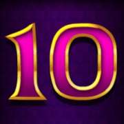 10 symbol in 5 Lions slot