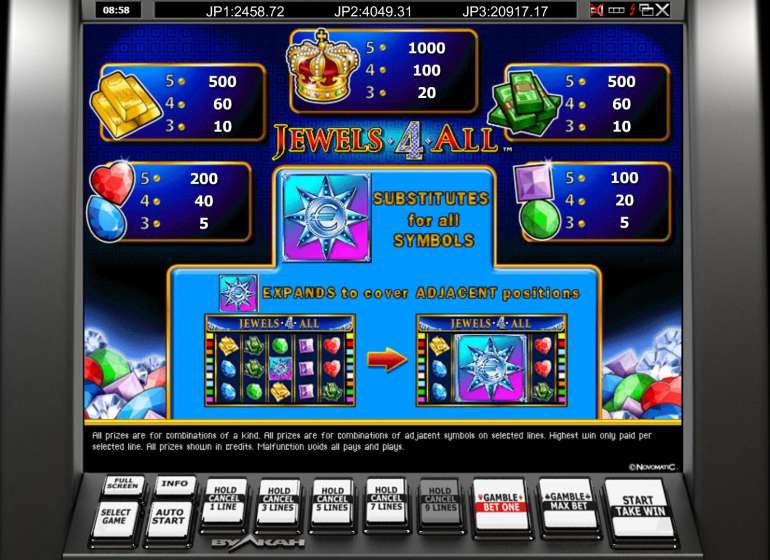 Игровой автомат jewels регистрация в игровых автоматах с бонусом без пополнения счета