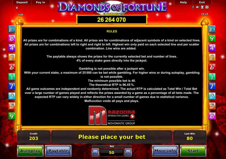 Diamonds of Fortune