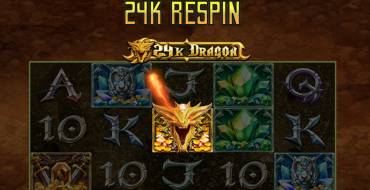24K Dragon: Free spins and/or respins