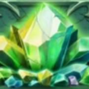 24K Dragon: Green gemstone