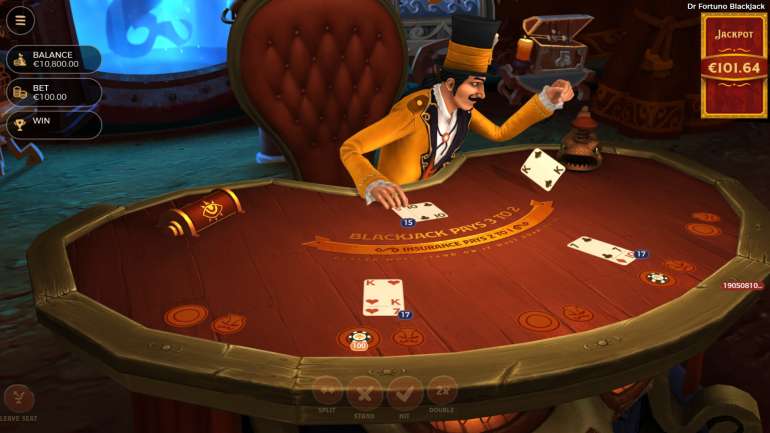 in Dr Fortuno Blackjack in Dr Fortuno Blackjack