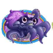 Purple monster symbol symbol in Space Goonz slot