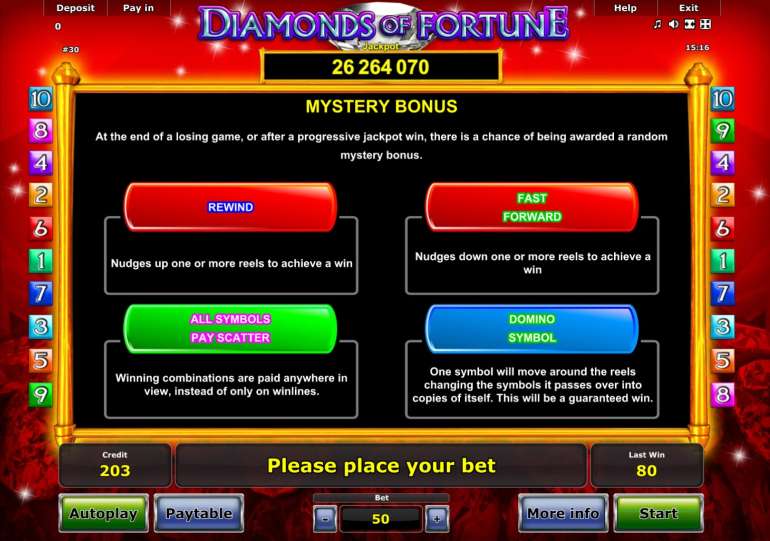 Diamonds of fortune