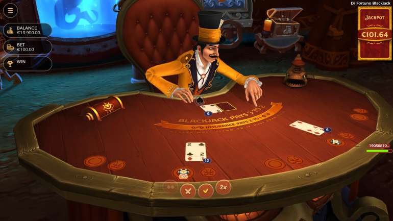 in Dr Fortuno Blackjack in Dr Fortuno Blackjack