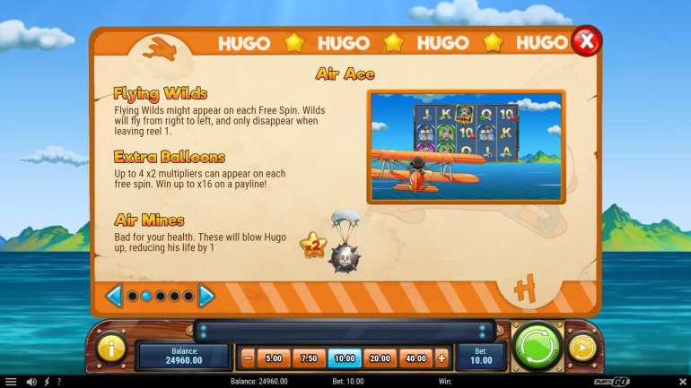 Rewards in Hugo’s Adventure