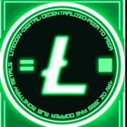 Litecoin symbol in Blockchain Megaways slot