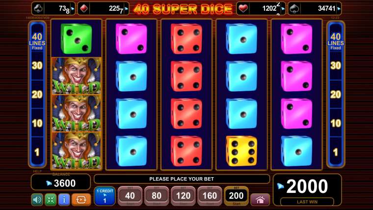 Play 40 Super Dice slot