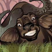 Bull symbol in Mega Moolah slot