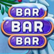 Triple BAR symbol in Santas Fruits slot