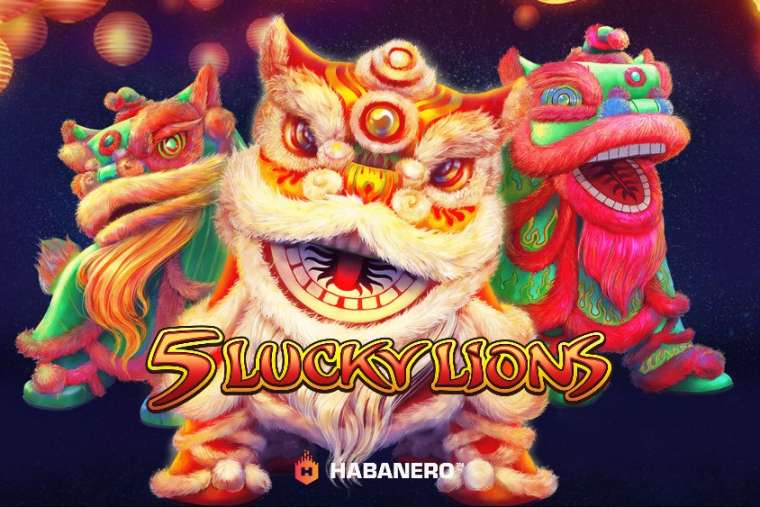 Play 5 Lucky Lions slot