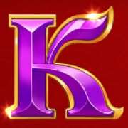 K symbol in 9 Burning Dragons slot