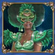 Lady in mask symbol in Carnaval Forever slot