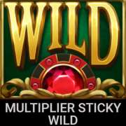 Sticky Wild symbol in Ruby Casino Queen slot