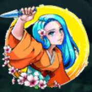 Girl with a knife symbol in Oni Hunter slot