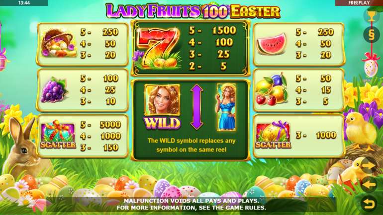 Lady Fruits 100 Easter