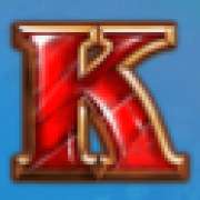K symbol in Book of Gods slot